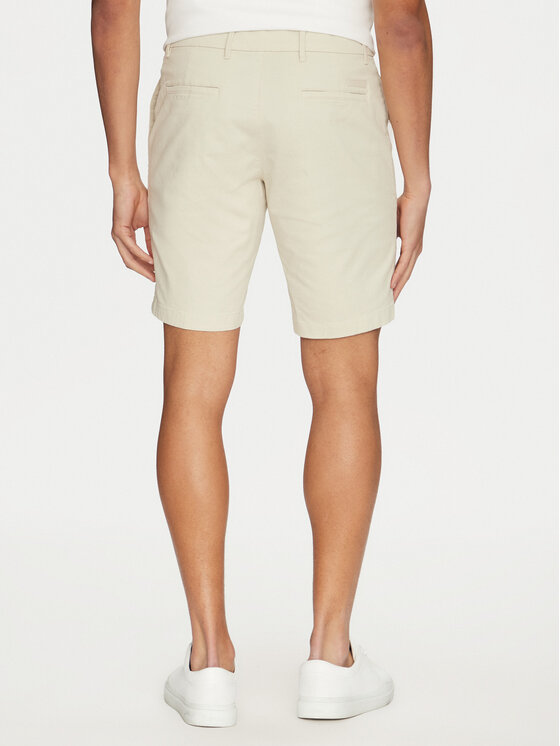 Calvin Klein Calvin Klein Pantalon scurți din material Modern Twill K10K114063 Bej Slim Fit