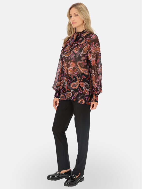 L’AF L’AF Bluzka Prima Czarny Regular Fit