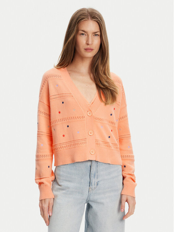 United Colors Of Benetton United Colors Of Benetton Kardigāns 10C1E604W Oranžs Regular Fit