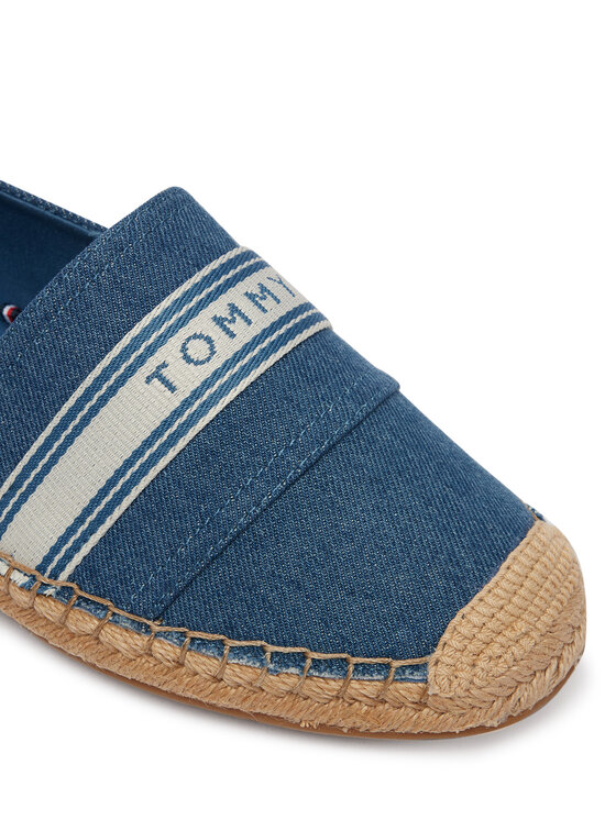 Tommy Hilfiger Tommy Hilfiger Espadrilky Hilfiger Webbing Espadrille FW0FW09334 Modrá
