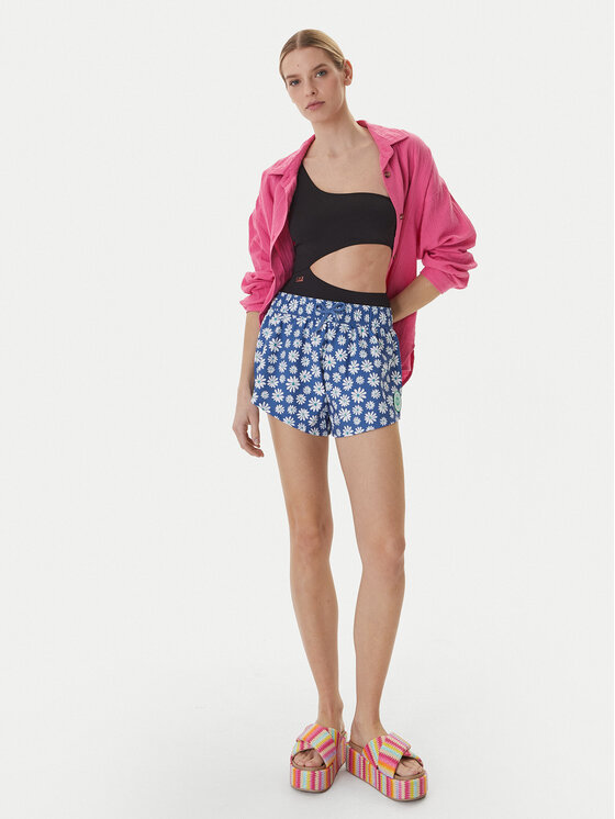 Roxy Roxy Plavecké šortky No Bad Waves ERJBS03339 Modrá Regular Fit