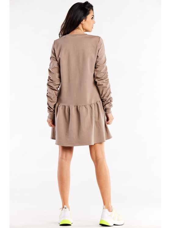 Infinite You Infinite You Vestito di maglia M314 Marrone Basic Fit