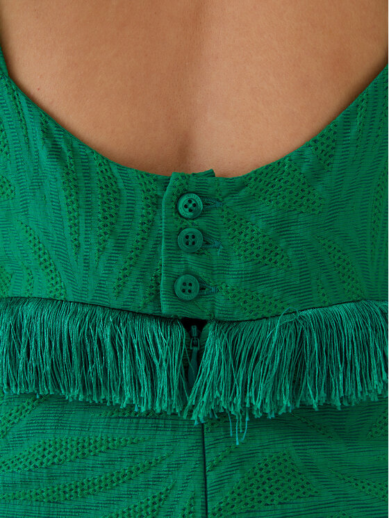 Simona Corsellini Simona Corsellini Rochie cocktail P25CPAB02001 Verde Slim Fit