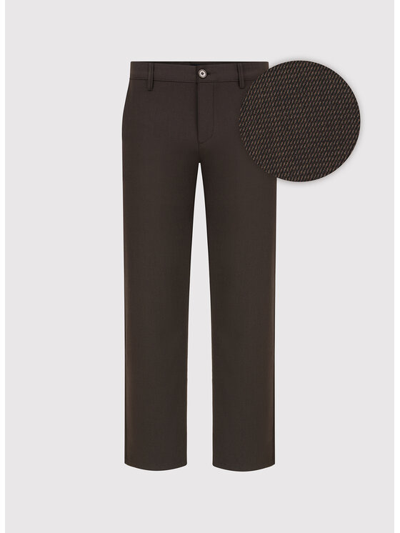 Pako Lorente Pako Lorente Spodnie materiałowe P25WF-WX-011 Brązowy Regular Fit