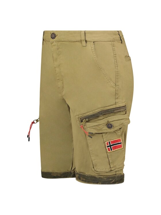 Geographical Norway Geographical Norway Bermudy SY1691H/GN-Mastic Beżowy Regular Fit