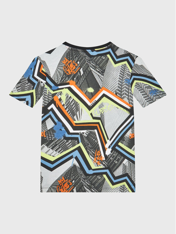 T-shirt N3RI06 K8HM3 Multicolore Regular Fit