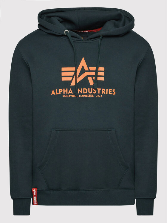 Alpha Industries Alpha Industries Bluza Basic 178312 Granatowy Regular Fit
