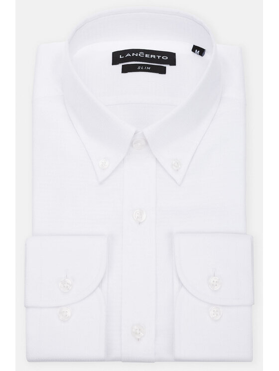 Lancerto Lancerto Koszula Bethy KO073222000019 Biały Slim Fit
