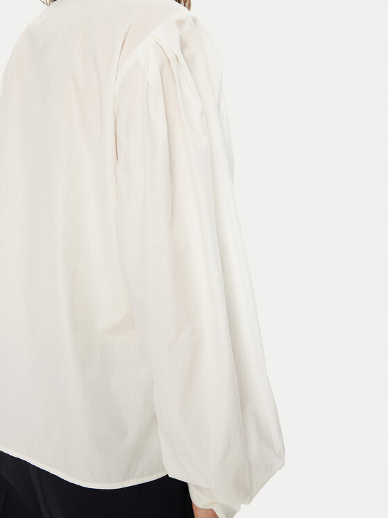 Tommy Hilfiger Tommy Hilfiger Blúz WW0WW44059 Fehér Relaxed Fit