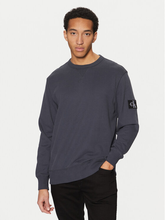 Calvin Klein Jeans Mikina J30J323426 Tmavomodrá Regular Fit