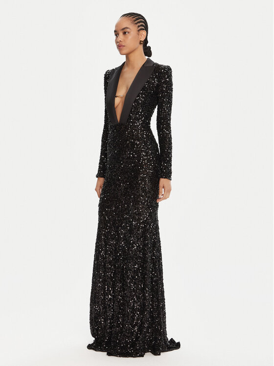 Elisabetta Franchi Elisabetta Franchi Õhtune kleit AB-R13-56E2-V860 Must Regular Fit