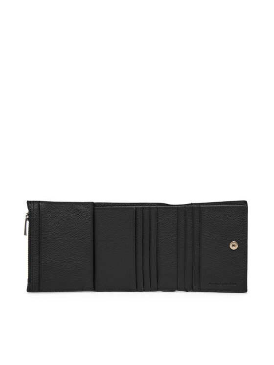 Calvin Klein Calvin Klein Μεγάλο Πορτοφόλι Ανδρικό Micropebble Comp Trifold W Coin LV04D1034G Μαύρο