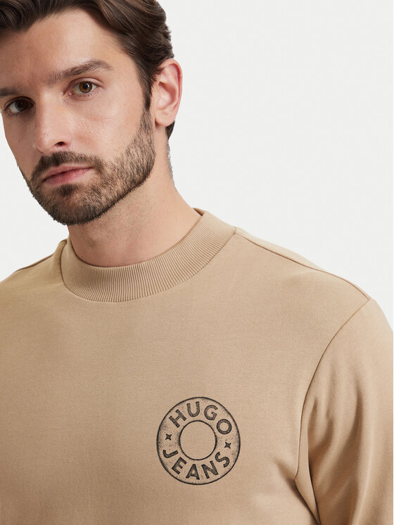 HUGO HUGO Džemperis Nedos 50572298 Smėlio Regular Fit