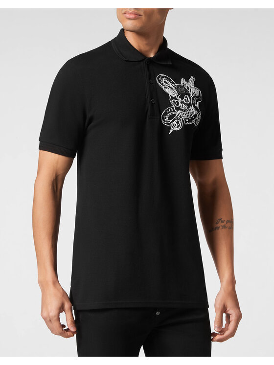 PHILIPP PLEIN PHILIPP PLEIN Polo 839 Nero Slim Fit