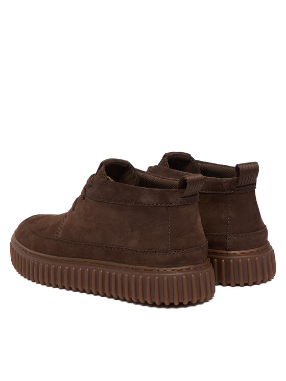 Clarks Clarks Gležnjarji Torhill LaceHi 26184694 Rjava