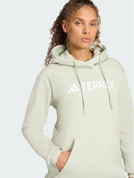 adidas adidas Bluza techniczna Terrex Multi Zielony Loose Fit