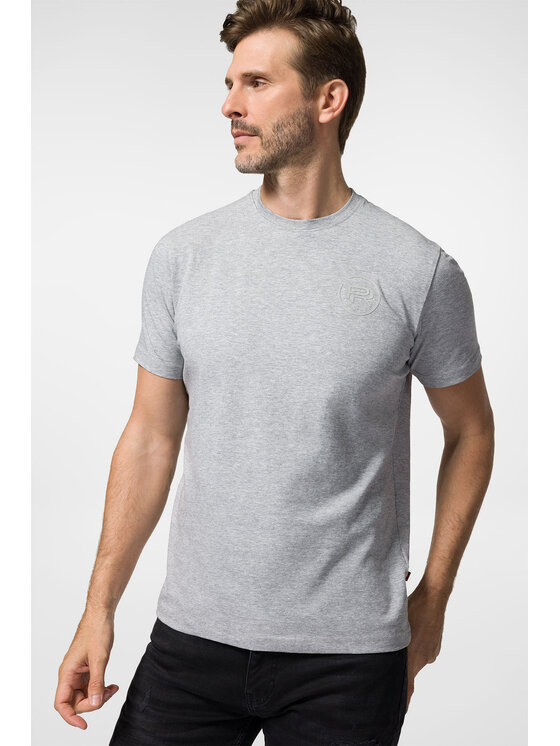 Próchnik Próchnik T-Shirt PM4 TS073123000048 Szary Slim Fit