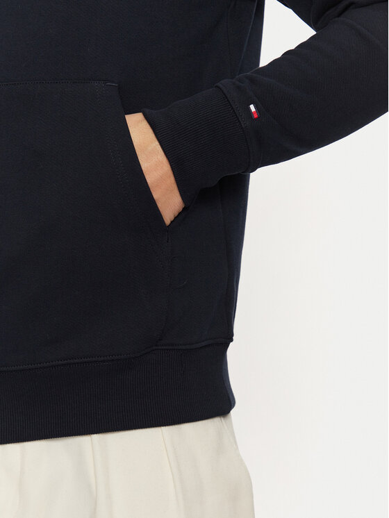 Tommy Hilfiger Tommy Hilfiger Bluza MW0MW37462 Granatowy Regular Fit