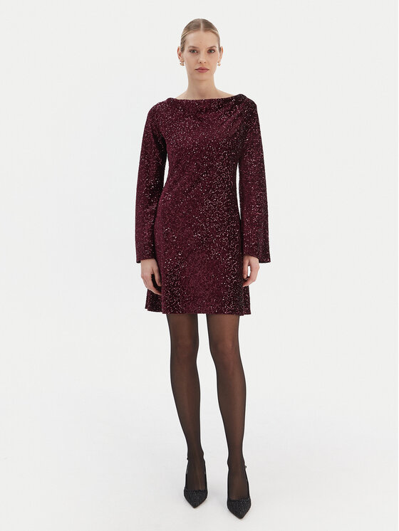 Rinascimento Rinascimento Abito da cocktail CFC0126781003 Bordeaux Regular Fit