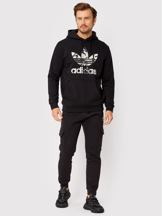 adidas adidas Μπλούζα Camo Series Infill HK2803 Μαύρο Regular Fit