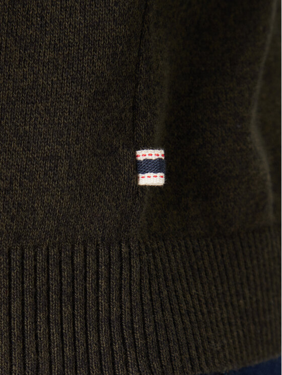 Jack & Jones Jack & Jones Krekls ar augstu apkakli Basic 12258051 Zaļš Regular Fit