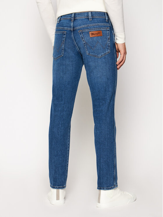 Wrangler Wrangler Jeansy Texas W12SU5238 112126519 Granatowy Authentic Slim Fit