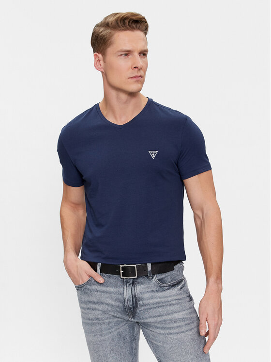 Guess Guess Póló szett Caleb U97G03 KCD31 Sötétkék Regular Fit