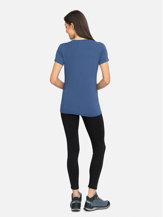 Viking Viking T-Shirt Lenta Bamboo Light Lady Granatowy Regular Fit