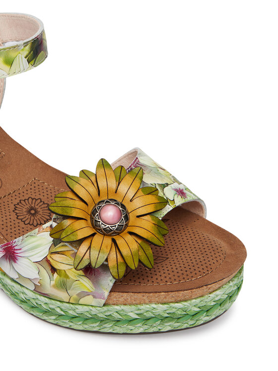 Laura Vita Laura Vita Босоніжки Facyo 75 Зелений