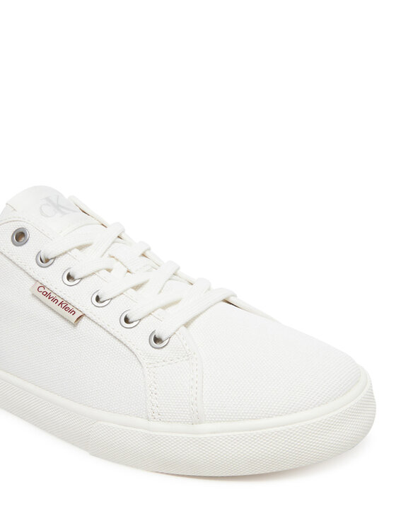 Calvin Klein Jeans Calvin Klein Jeans Πάνινα παπούτσια Ess Vulc Low Mg Cv YM0YM01301 Λευκό