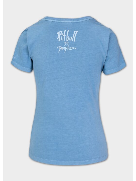 PITBULL PITBULL T-Shirt AUTOMATIC Niebieski jasny Regular Fit