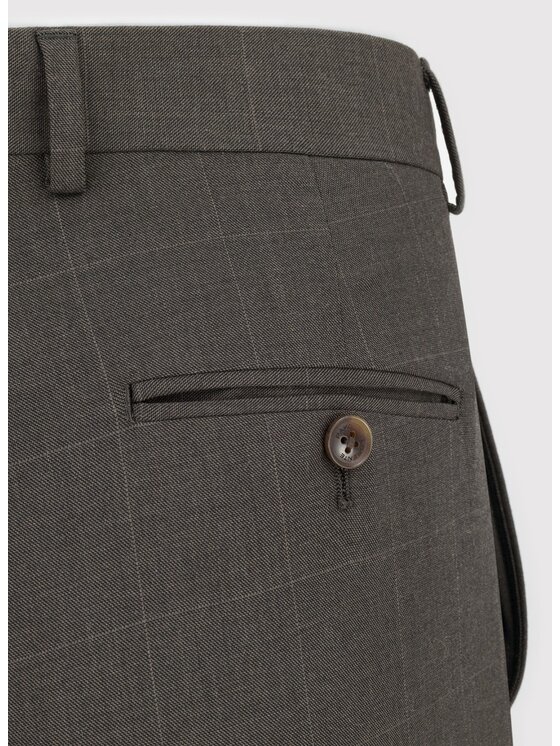 Pako Lorente Pako Lorente Spodnie garniturowe P26WF-6G-009 Szary Slim Fit