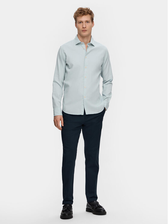 Selected Homme Selected Homme Marškiniai Regbond 16092566 Mėlyna Regular Fit