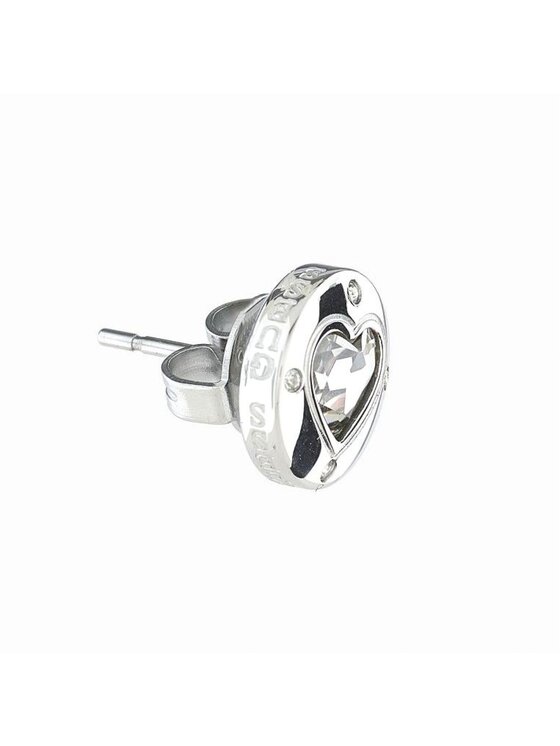 Guess Guess Náušnice JUBE03349JW-RH Strieborná