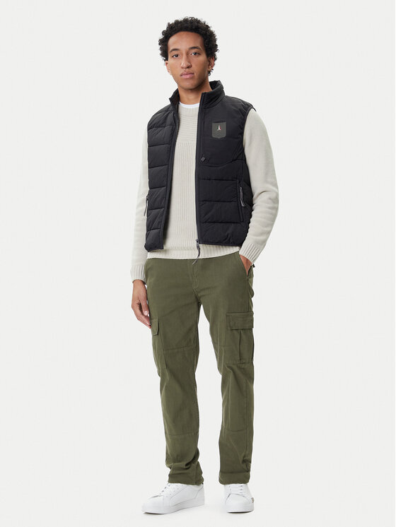 Aeronautica Militare Aeronautica Militare Prsluk 252AB3023UCT04214 Crna Regular Fit