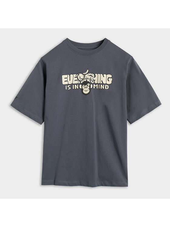 4F 4F T-shirt 4FJRAW25TTSHM3209-22S Nero Oversize