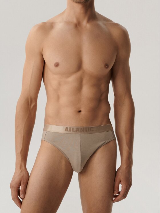 Atlantic Atlantic Slipy pima cotton Beżowy