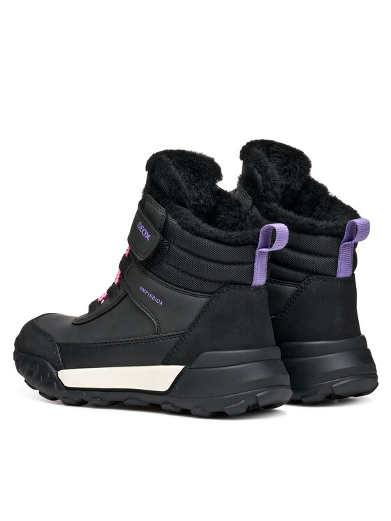 Geox Geox Cizme de zăpadă J Trekkyup B Ab J46M7A 0MEMS C9266 S Negru