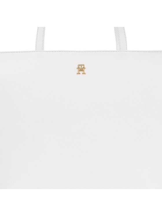 Tommy Hilfiger Tommy Hilfiger Rankinė Th Essential Sc Tote Corp AW0AW16089 Balta