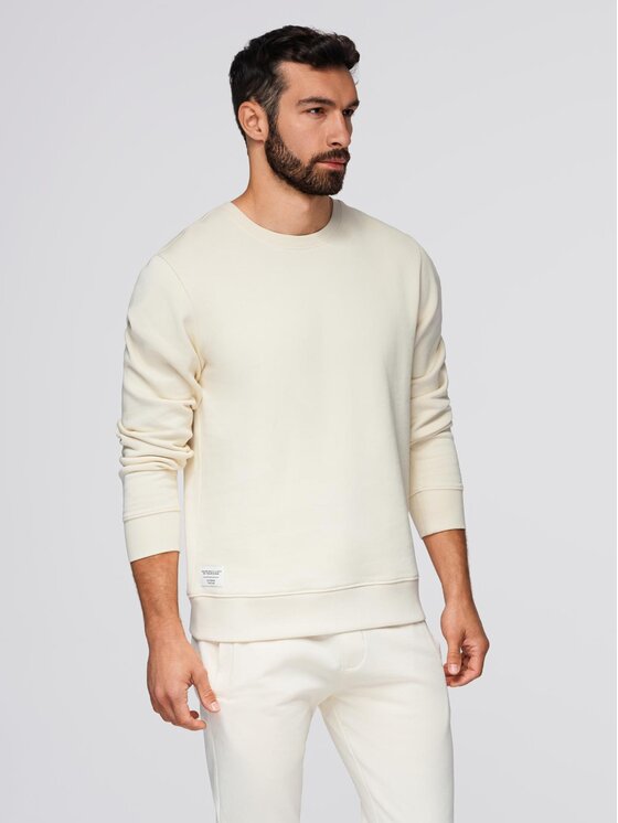 Ombre Ombre Komplet dresowy Z122 Écru Regular Fit