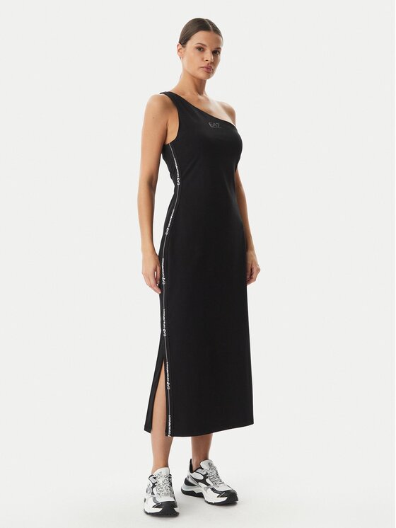 EA7 Emporio Armani EA7 Emporio Armani Rochie de vară 7W000962 AF12484 UC001 Negru Regular Fit