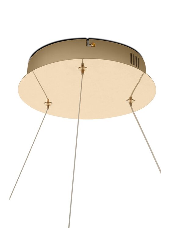 MIAhome MIAhome Lampa wisząca RING SLIM 80 złota Złoty