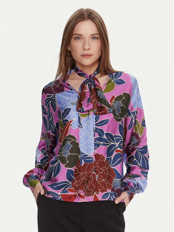 LOLA CASADEMUNT Cămașă MF2515003 Violet Loose Fit