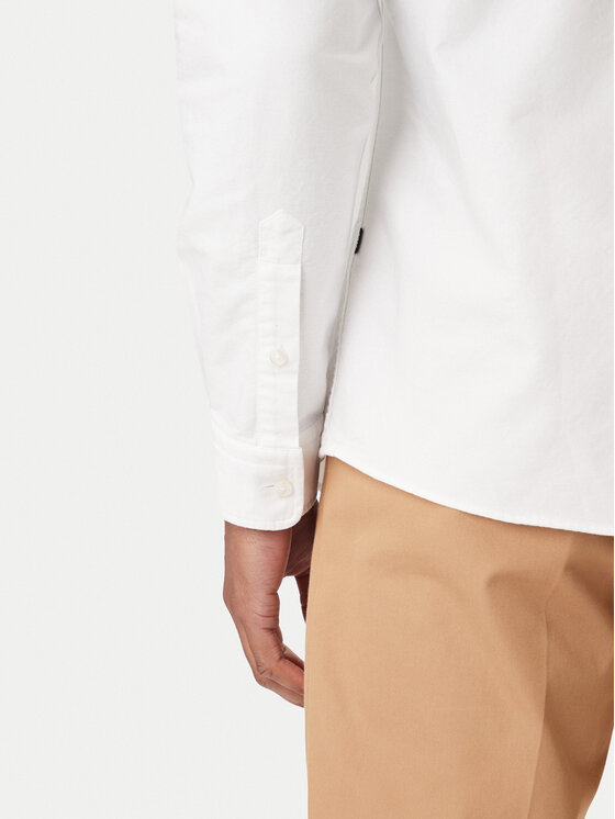 BOSS BOSS Marškiniai H-Roan 50555920 Balta Slim Fit