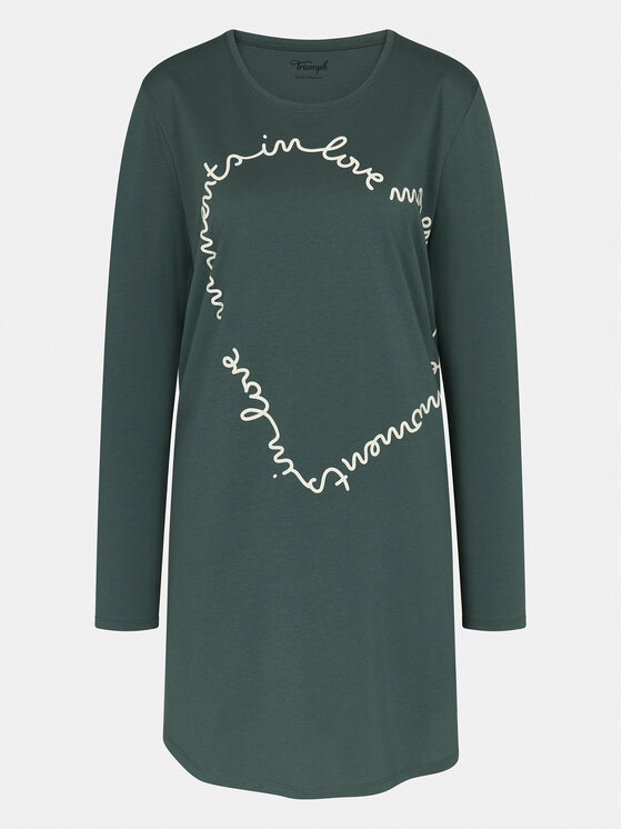Triumph Triumph Camicia da notte Nightdresses NDK 03 LSL X 10216556 Verde