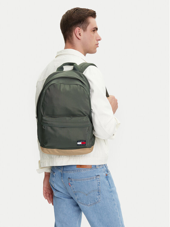 Tommy Jeans Tommy Jeans Seljakott Tjm Ess Daily Dome Backpack AM0AM13356 Khakivärviline