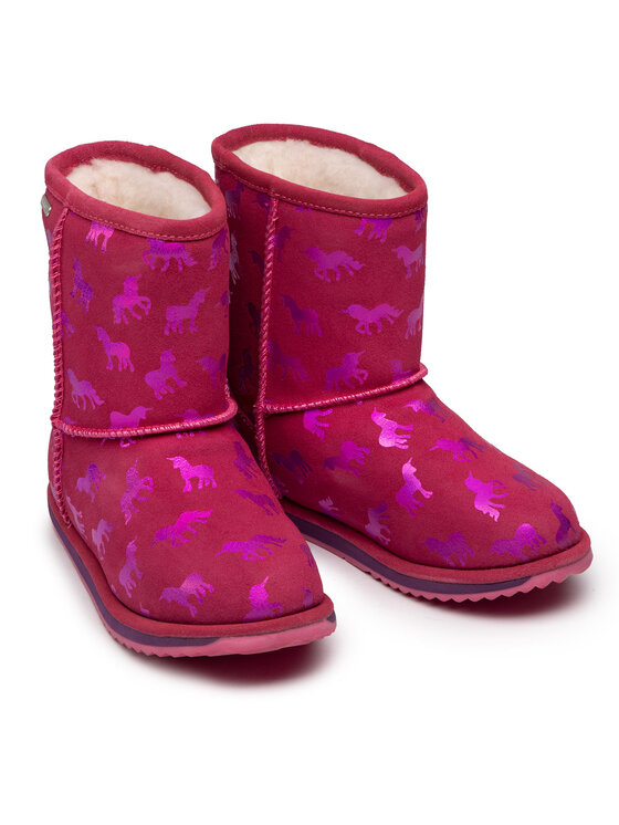 EMU Australia EMU Australia Stivali da neve Rainbow Unicorn Brumby K12373 Rosa