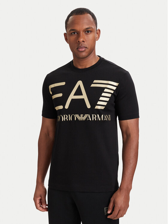 EA7 Emporio Armani EA7 Emporio Armani Marškinėliai 7M002200 AF27188 MC004 Juoda Regular Fit