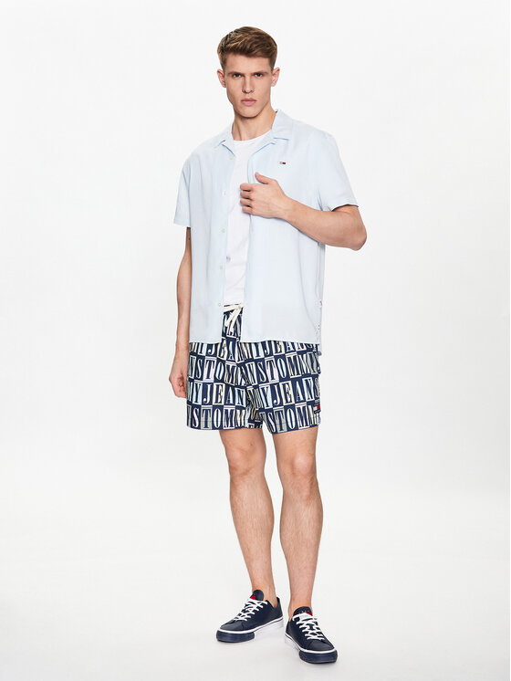 Tommy Jeans Tommy Jeans Πουκάμισο DM0DM15936 Γαλάζιο Classic Fit