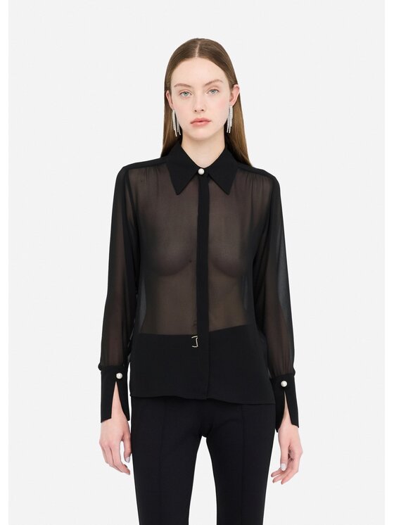 Liu Jo Liu Jo Camicia CF5302TS86922222 Nero Regular Fit